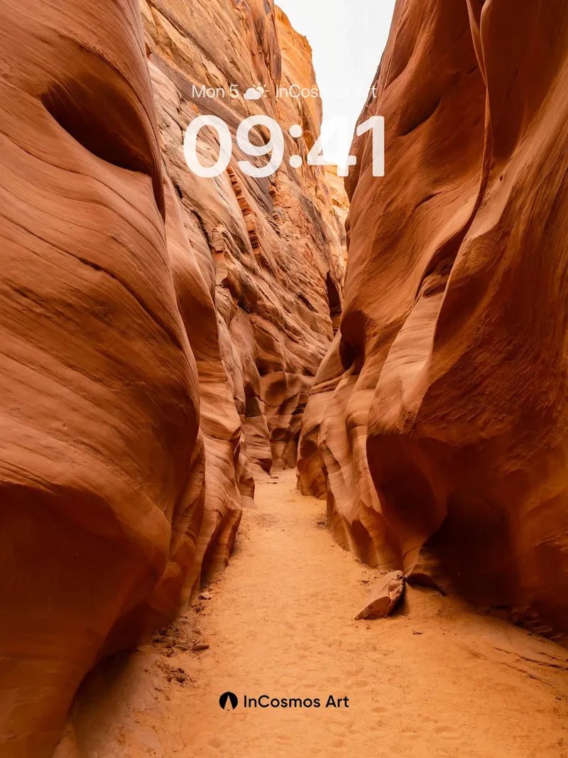 Serpentine Canyon Wallpaper with Whispering Sand