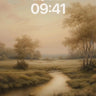 Golden Hush Wallpaper with Whispering Trees wallpaper for iPhone, iPad & Mac