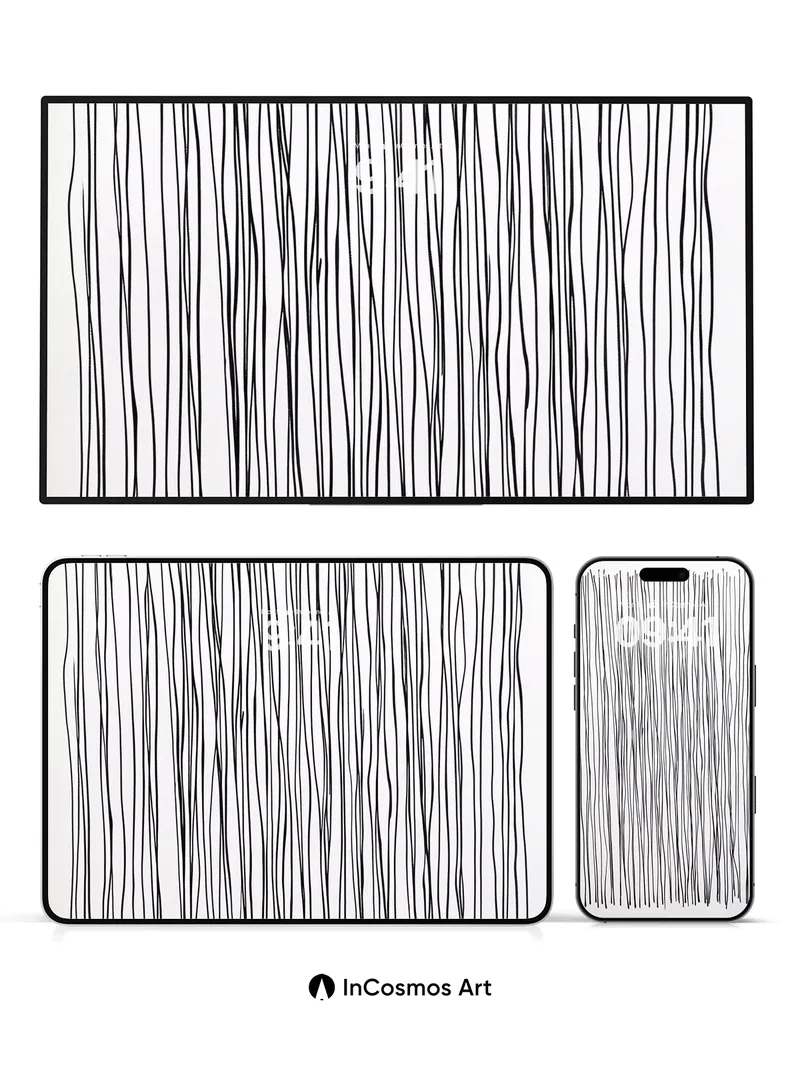 Whispering Lines Wallpaper with Gentle Motion