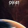 Cosmic Hush Wallpaper with Mars Horizon wallpaper for iPhone, iPad & Mac