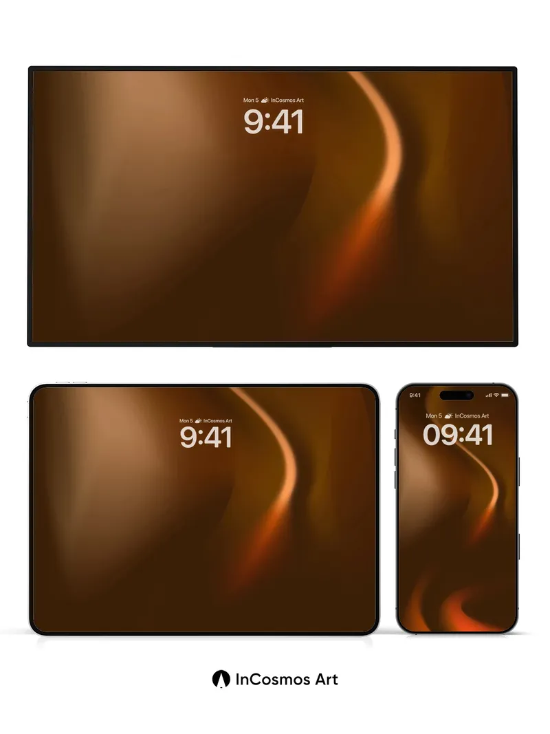 Velvet Embrace Wallpaper with Golden Veins