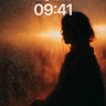 Silhouette Reverie Wallpaper with Rain-Streaked Glass wallpaper for iPhone, iPad & Mac