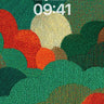 Ember Forest Wallpaper with Textured Light wallpaper for iPhone, iPad & Mac