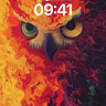 Fiery Gaze Wallpaper with Cosmic Eyes wallpaper for iPhone, iPad & Mac