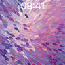 Lavender Current Wallpaper with Floating Petals wallpaper for iPhone, iPad & Mac