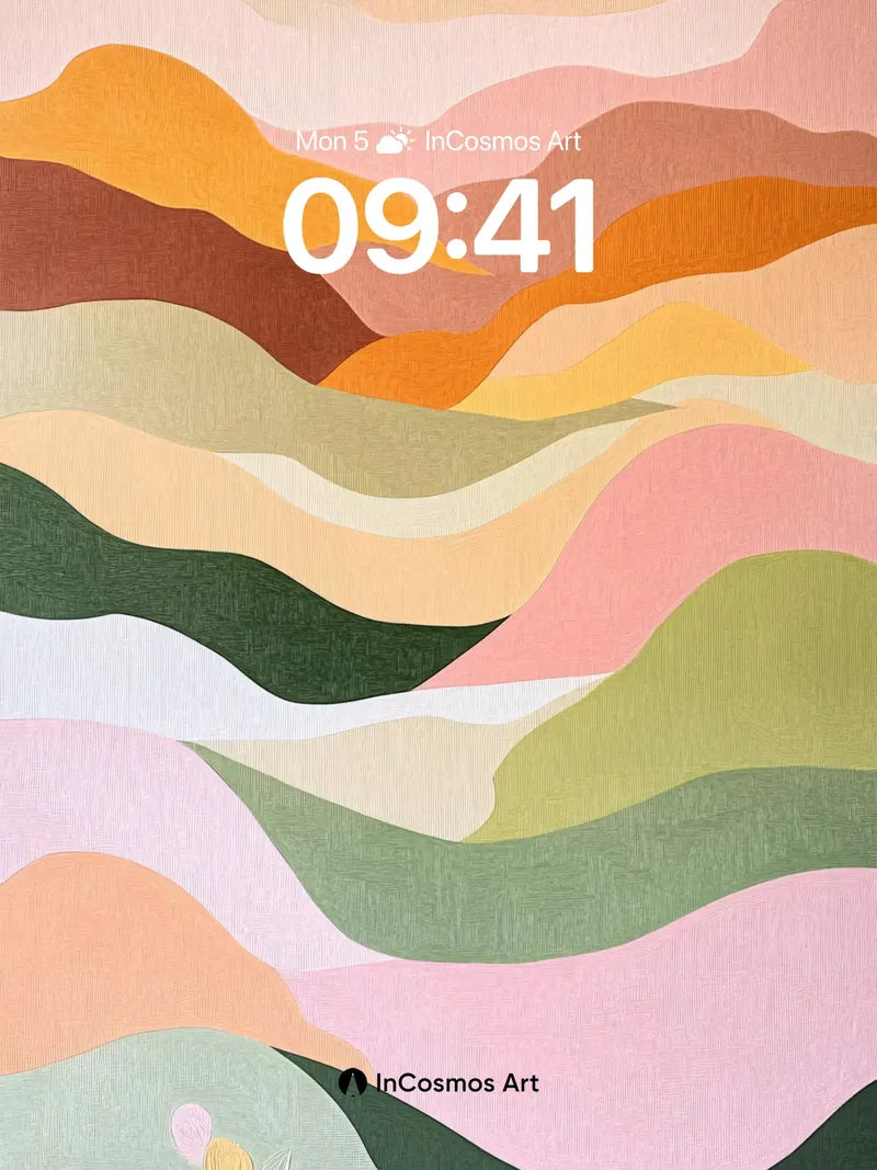 Serene Dune Wallpaper with Soft Earth Tones