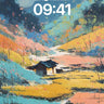 Serene Valley Wallpaper with Autumn Whispers wallpaper for iPhone, iPad & Mac