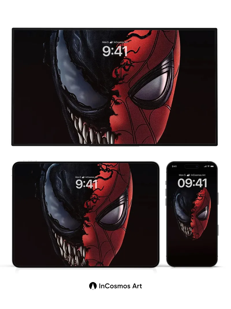 Split Soul Wallpaper with Venomous Gaze