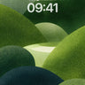 Serene Verdant Hills Wallpaper with Textured Layers wallpaper for iPhone, iPad & Mac