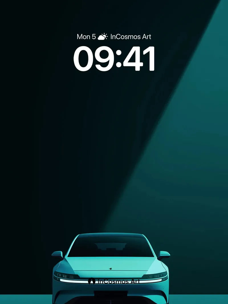 Neon Silence Wallpaper with Electric Horizon