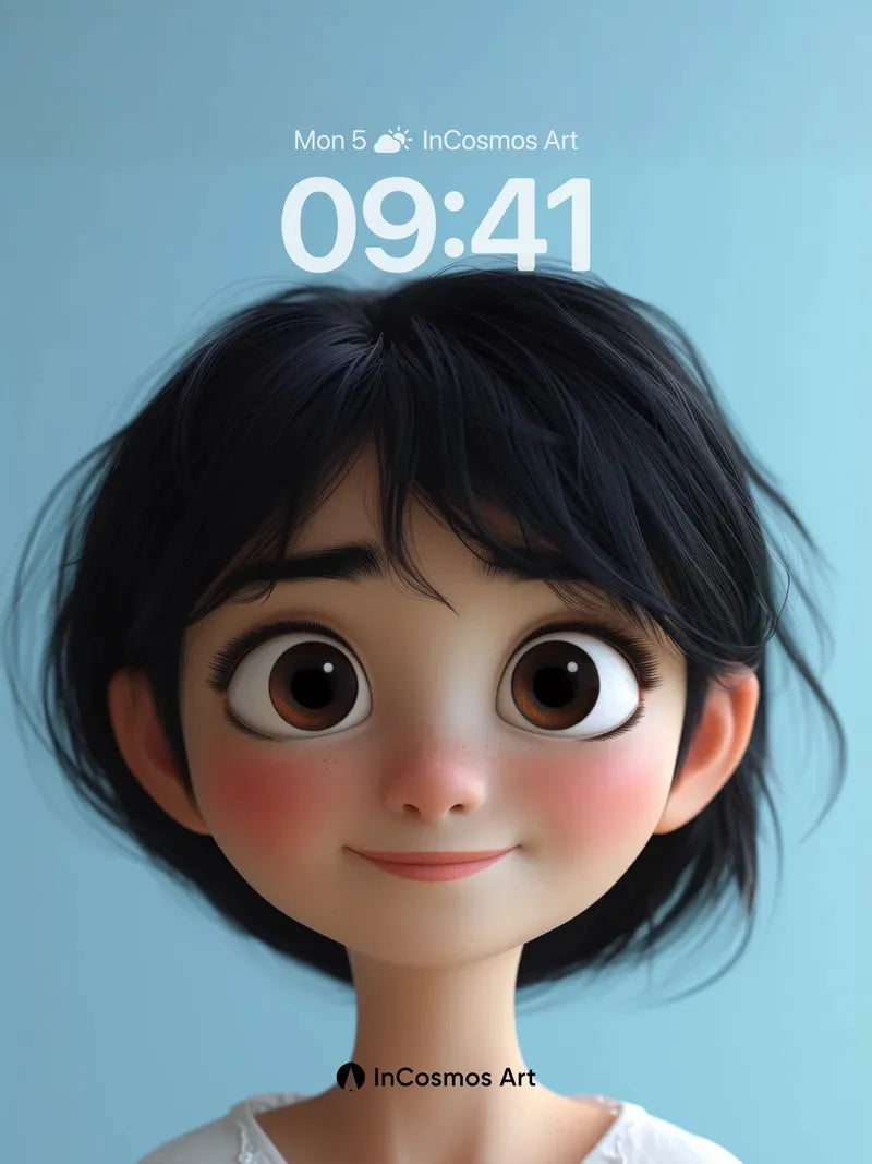 Gentle Gaze Wallpaper with Soft Light Touch wallpaper for iPhone, iPad & Mac