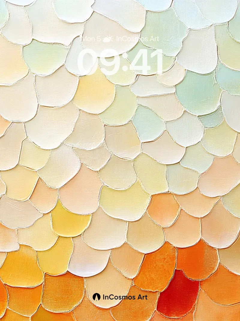 Golden Hush Wallpaper with Sunlit Scales