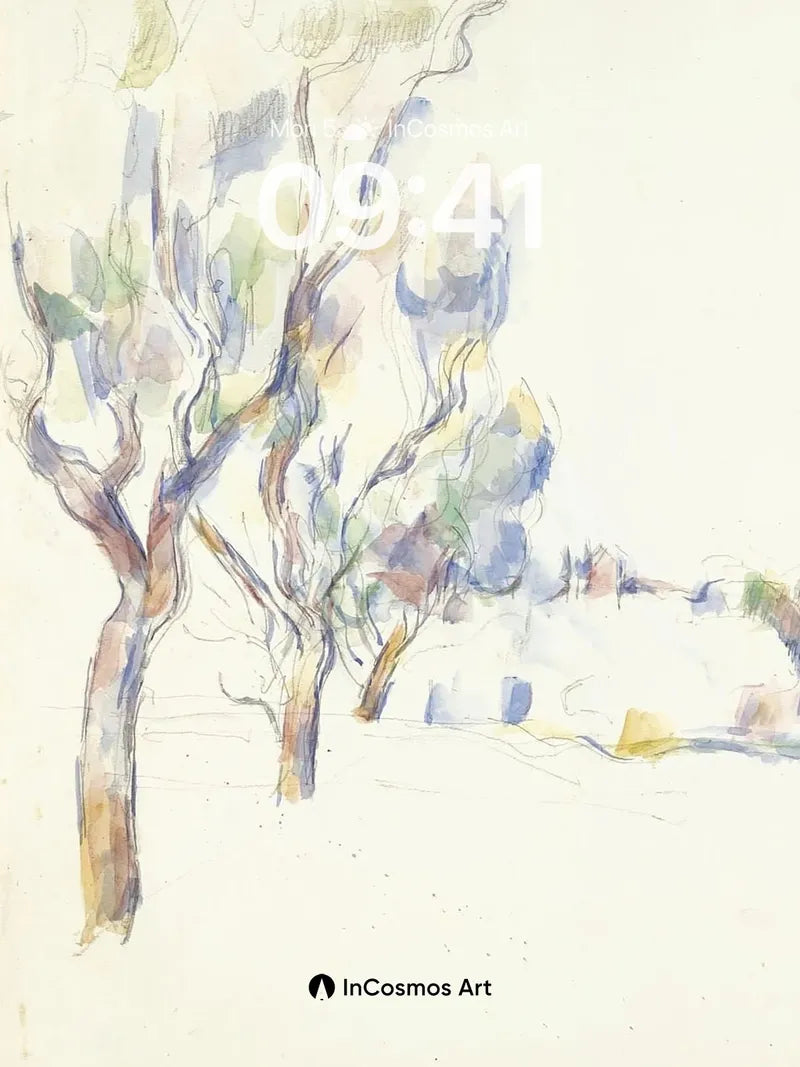 Whispering Bark Wallpaper with Ethereal Hues