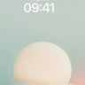 Soft Pastel Sphere Minimalist Wallpaper