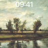 Serenity Riverbank Wallpaper with Whispering Trees wallpaper for iPhone, iPad & Mac