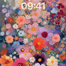 Luminous Garden Wallpaper with Floating Petals wallpaper for iPhone, iPad & Mac
