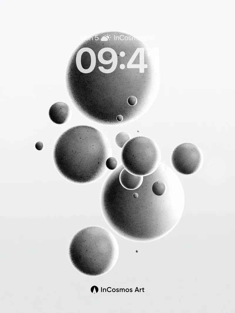 Floating Sphere Wallpaper with Ethereal Light