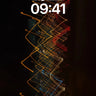 Neon Lattice Wallpaper with Electric Threads wallpaper for iPhone, iPad & Mac