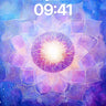 Cosmic Lotus Wallpaper with Ethereal Light Core wallpaper for iPhone, iPad & Mac