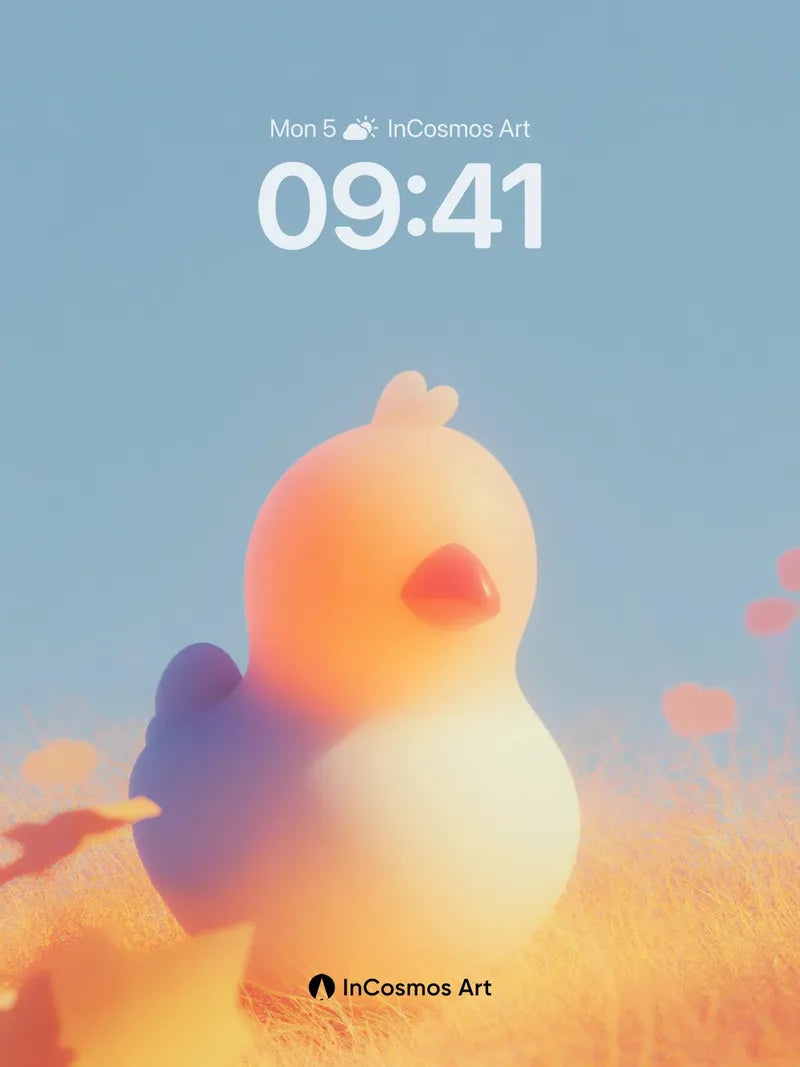 Golden Hush Wallpaper with Feathered Light