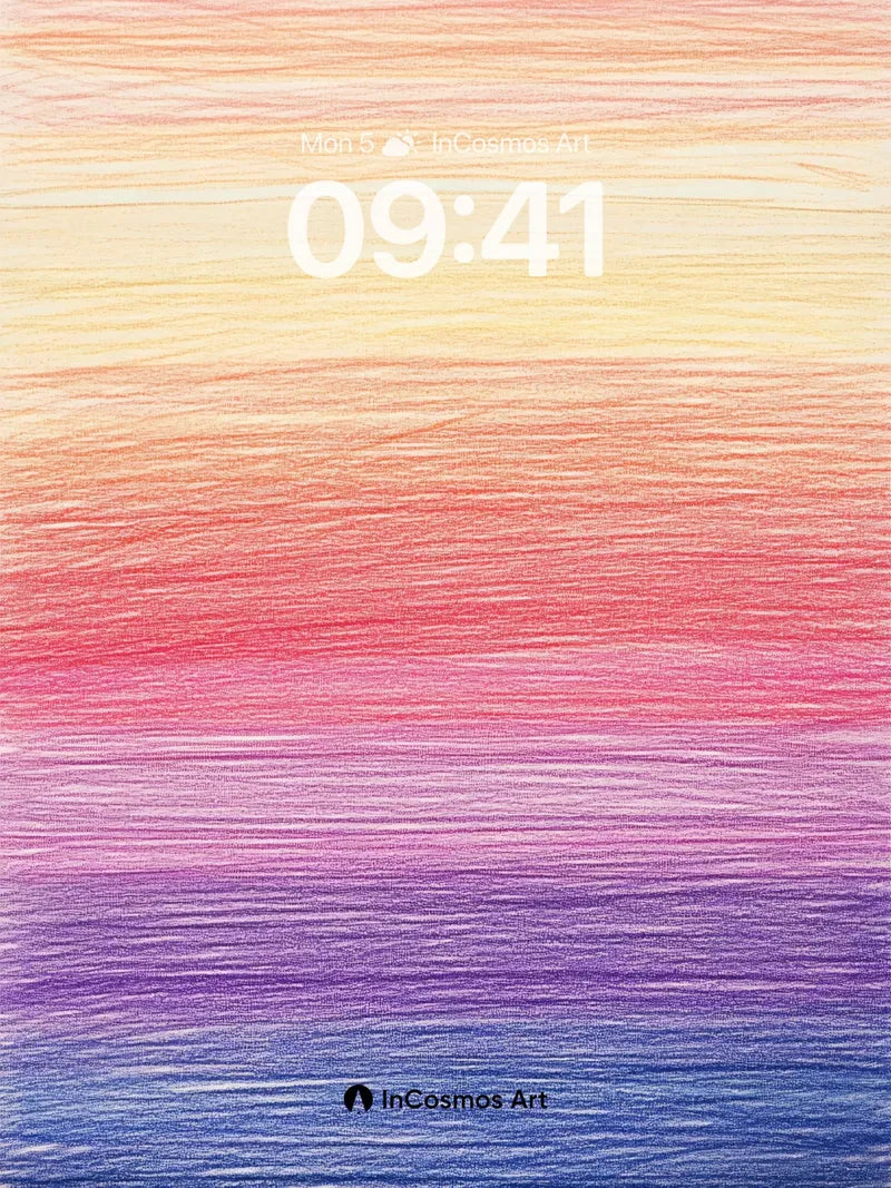 Spectral Horizon Wallpaper with Gradient Hues