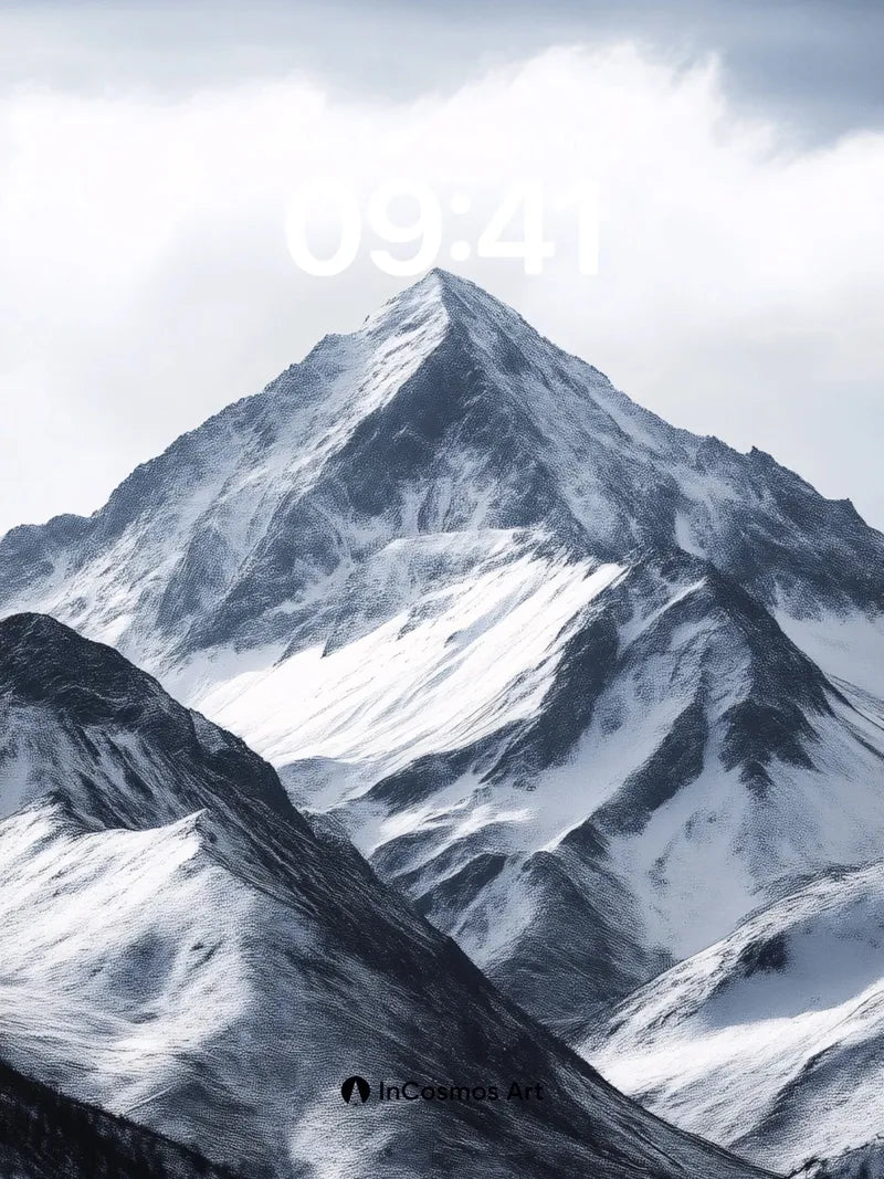 Silent Summit Wallpaper with Frozen Light wallpaper for iPhone, iPad & Mac