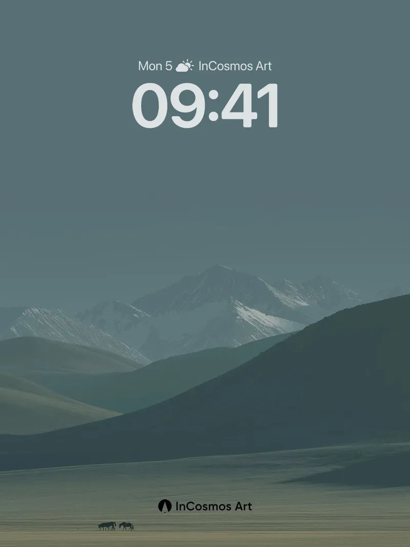 Serenity Ridge Wallpaper with Whispering Horses