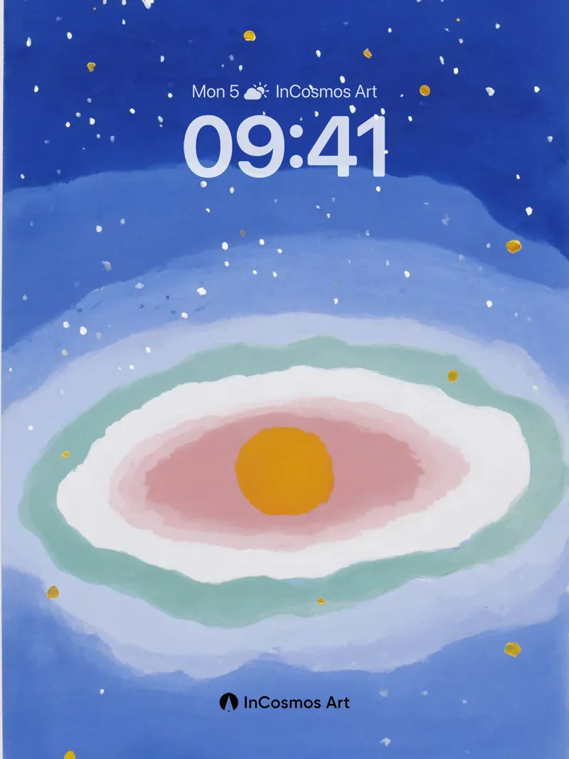 Nebula Eye Wallpaper with Soft Halo