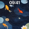 Nocturnal Pond Wallpaper with Floating Light wallpaper for iPhone, iPad & Mac