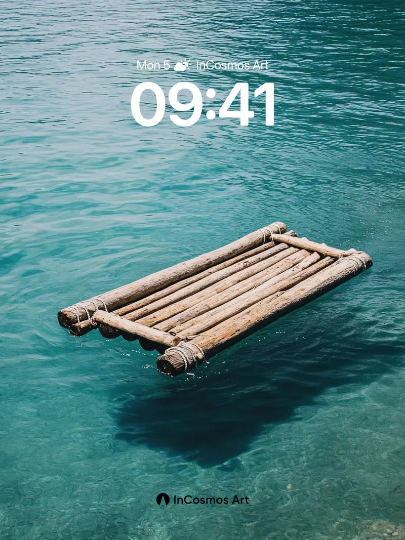 Serenity Float Wallpaper with Bamboo Drift