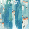 Snowy Village Serenity Wallpaper wallpaper for iPhone, iPad & Mac