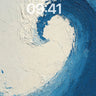 Ocean Wave Texture Oil Painting Background