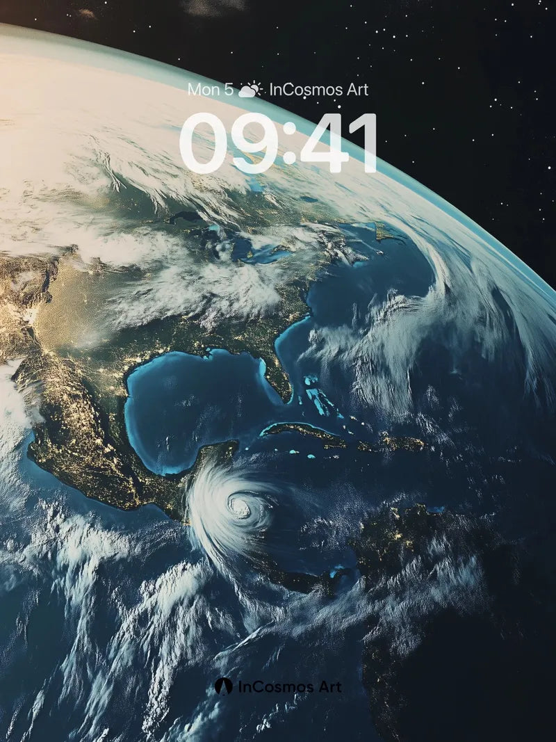 Cosmic Whisper Wallpaper with Storm's Eye