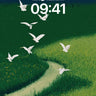 Serenity Flight Wallpaper with Woven Light wallpaper for iPhone, iPad & Mac