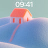 Serene Ridge Wallpaper with Coral House wallpaper for iPhone, iPad & Mac