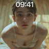 Soft Light Portrait Wallpaper with Gentle Gaze wallpaper for iPhone, iPad & Mac