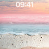 Serenity Foam Wallpaper with Coral Hues wallpaper for iPhone, iPad & Mac