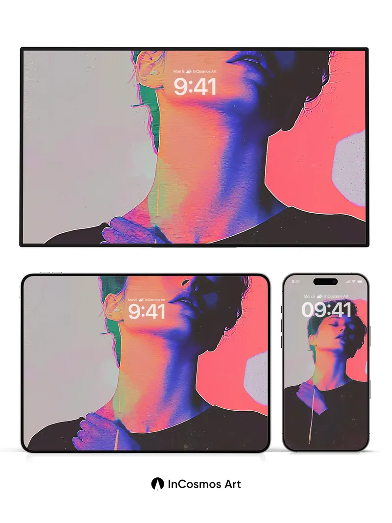 Neon Reverie Wallpaper with Chromatic Pulse