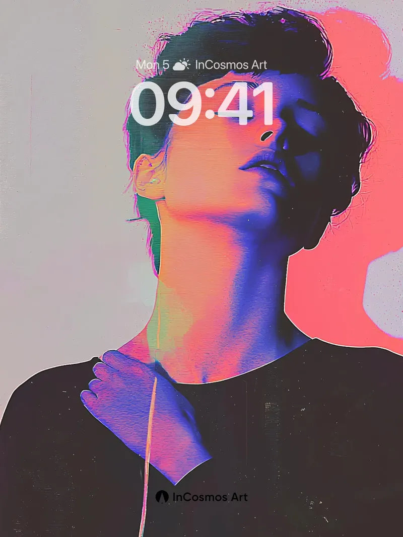 Neon Reverie Wallpaper with Chromatic Pulse