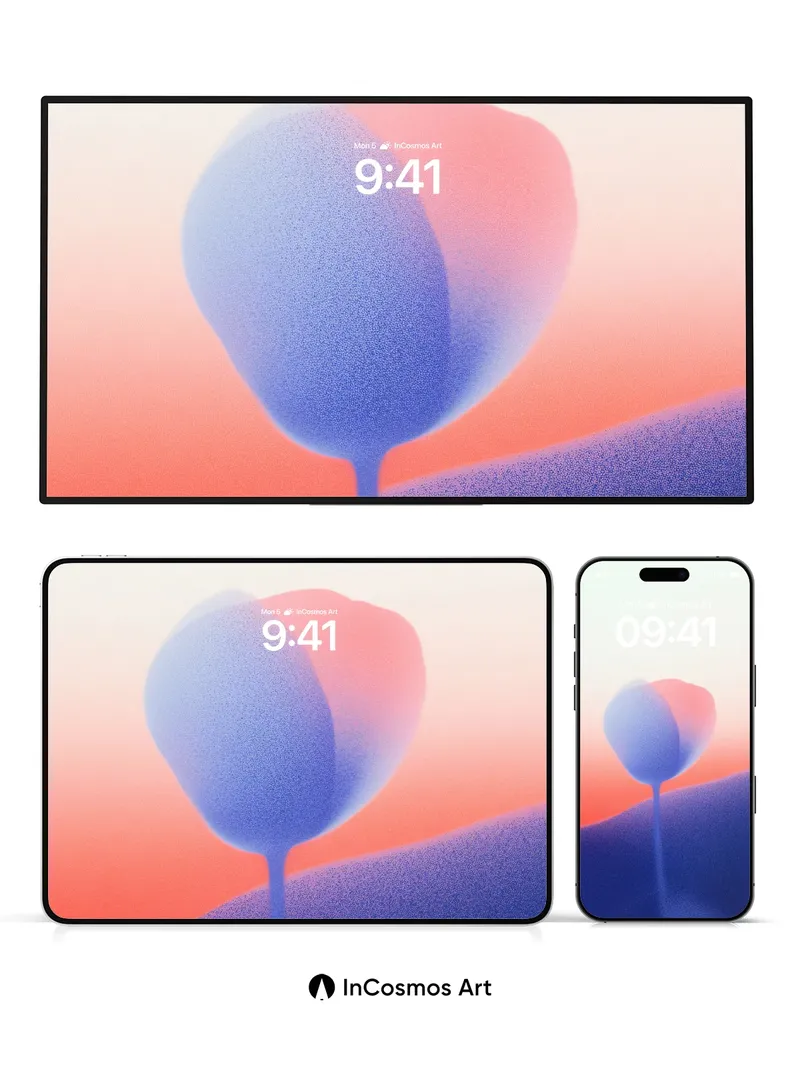 Surreal Bloom Wallpaper with Ethereal Hues