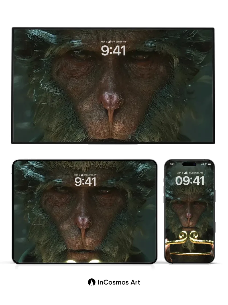 Mystic Ape Wallpaper with Golden Cuffs