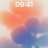 Hazy Bloom Wallpaper with Dotted Light wallpaper for iPhone, iPad & Mac