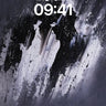 Nocturnal Brushstroke Wallpaper with Silver Veins wallpaper for iPhone, iPad & Mac