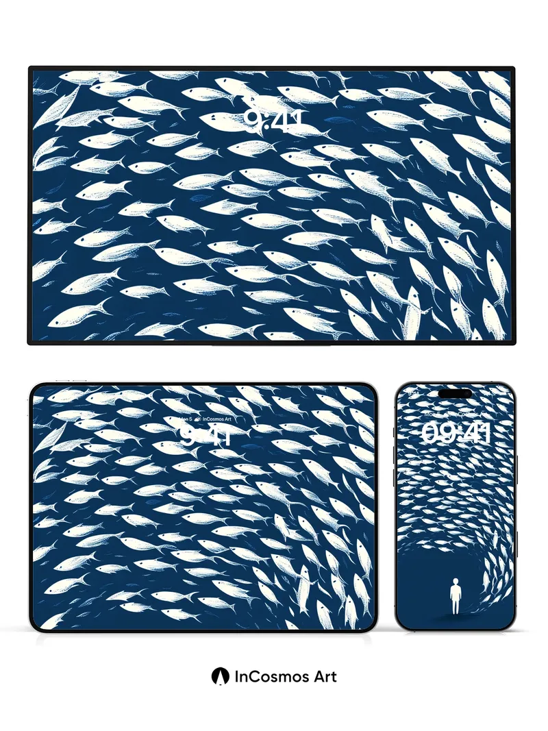 Whispers of the Deep Wallpaper with Silent Swarm