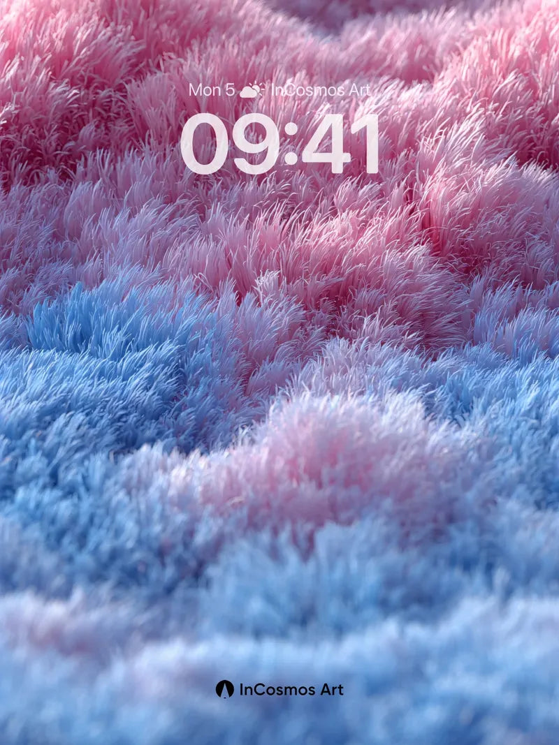 Whispering Fur Wallpaper in Soft Hues