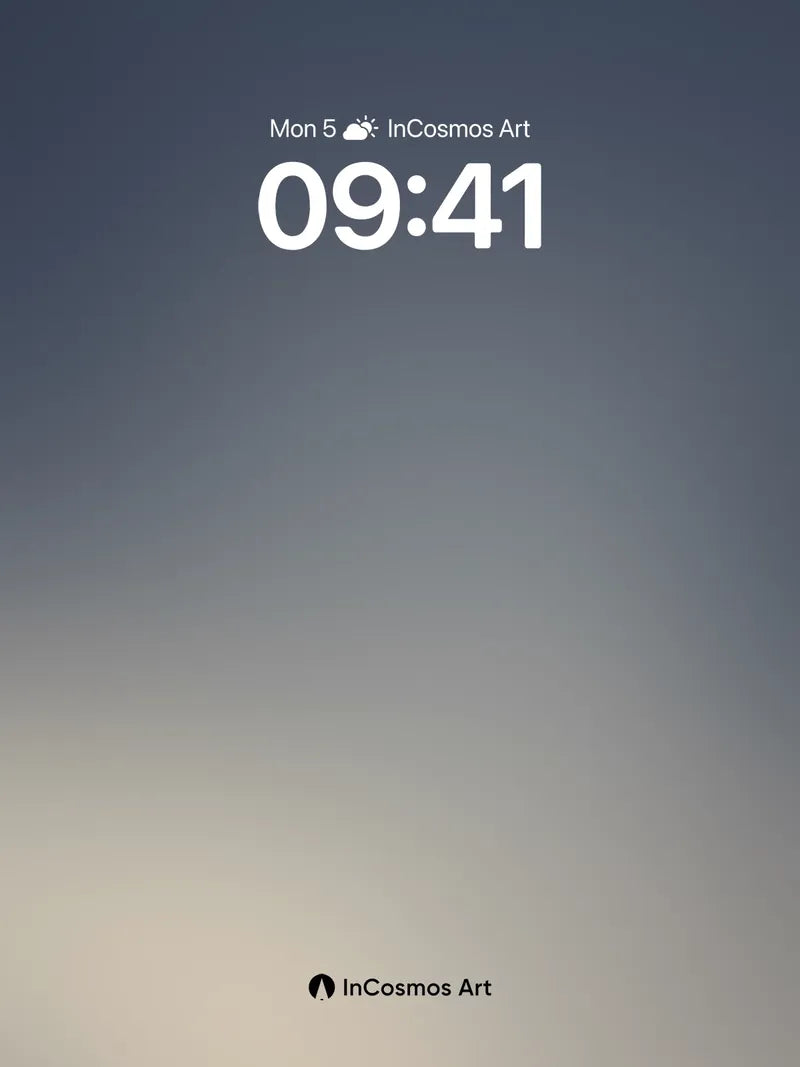 Serenity Gradient Wallpaper with Soft Light Drift