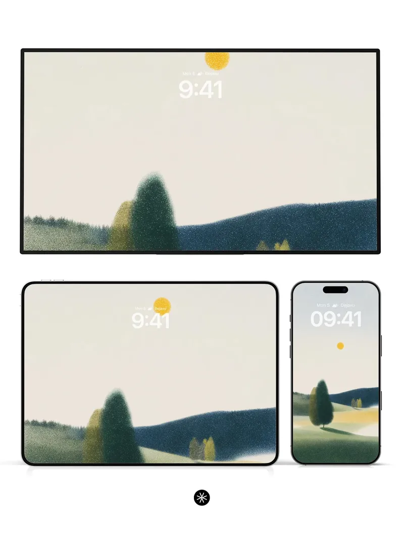 Serene Horizon Gradient Wallpaper