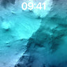 Azure Abyss Wallpaper with Frozen Light wallpaper for iPhone, iPad & Mac