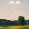 Serenity Field Wallpaper with Whispering Willow wallpaper for iPhone, iPad & Mac