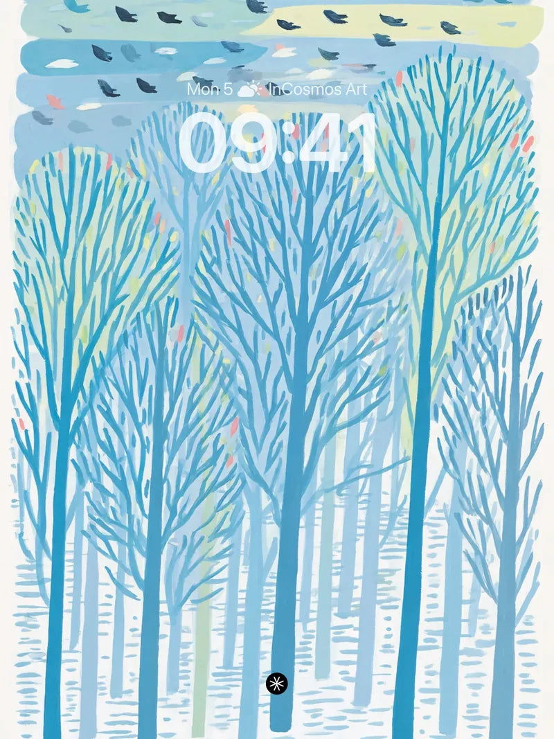 Serene Forest Cat Silhouette Wallpaper wallpaper for iPhone, iPad & Mac